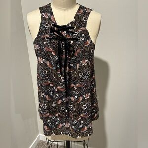 Marc by Marc Jacobs lace up sleeveless blouse